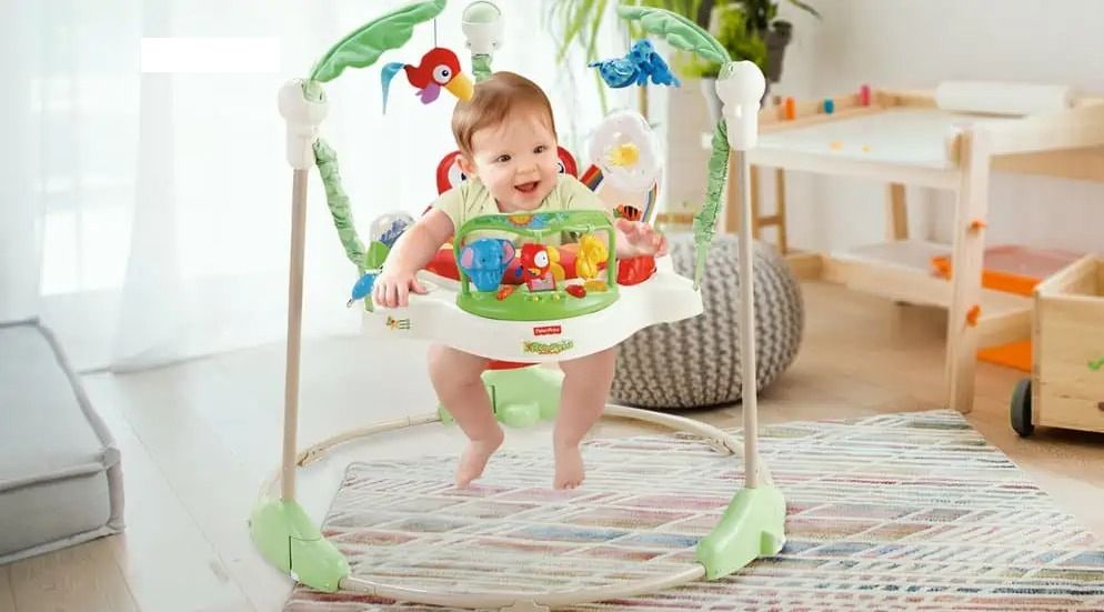 rainforest baby activity jumper