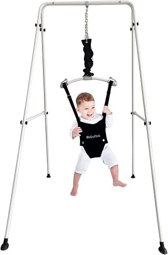 Baby Door Jumper and Bouncer with Stand for Active Babies That Love to Jump and Have Fun Toddler Infant 6-24 Months