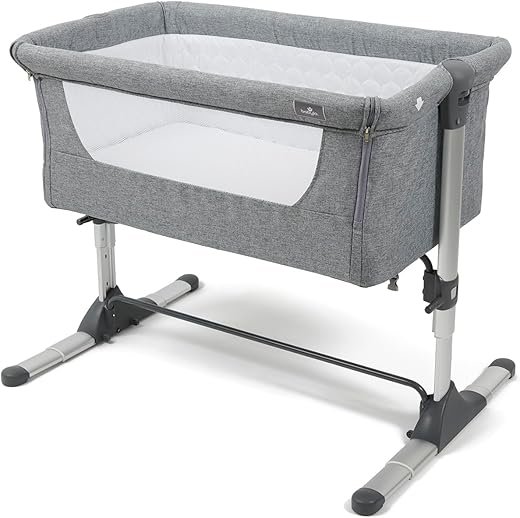 Babylo Snuggle Cuddle Slate Grey Co‑Sleeper