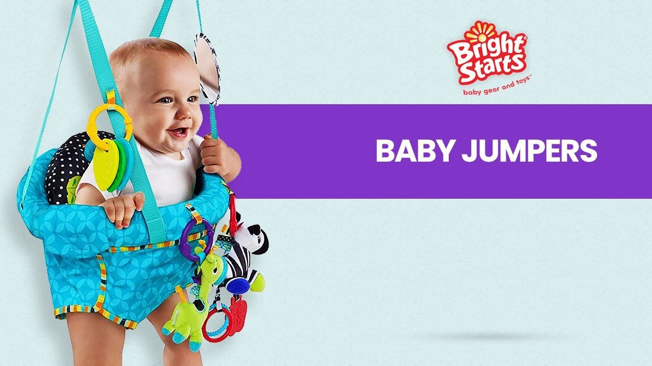 Bright starts bounce 'n spring door jumper banner