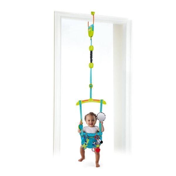 bright starts bounce & spring deluxe doorway jumper