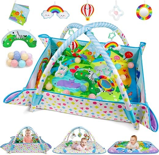 Dr.Rapeti 32in Baby Play Mat Activity Gym
