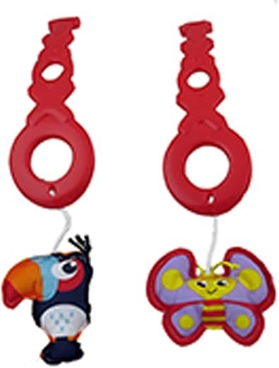 Fisher-Price Animal Activity Jumperoo - FFJ00 ~ Baby Activity Centre ~ Replacement Hanging Toys ~ Toucan and Butterfly