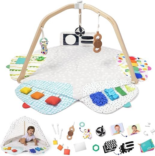 LOVEVERY Play Gym — Stage-Based Activity Gym & Mat
