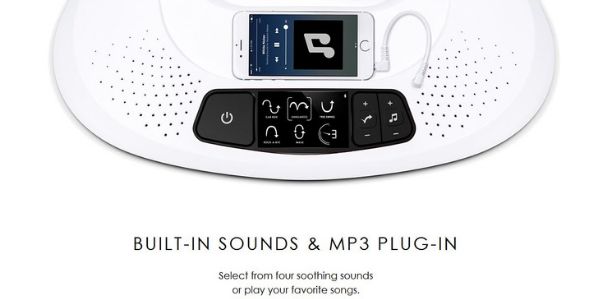 Photo: phone connected to mamaroo with usb cable