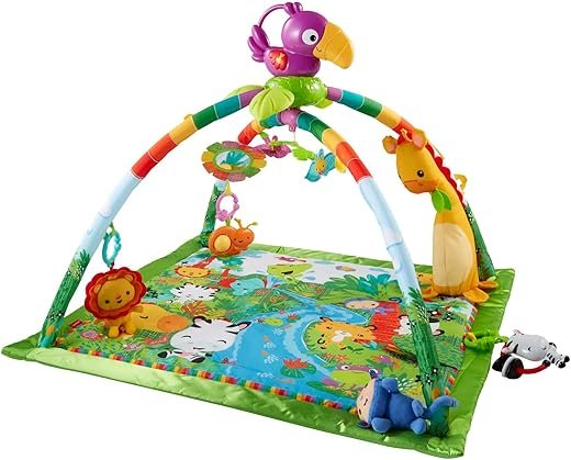 Rainforest Music & Lights Deluxe Baby Gym