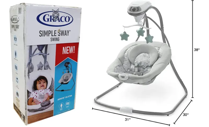 Photo:Graco Simple Sway Baby Swing box