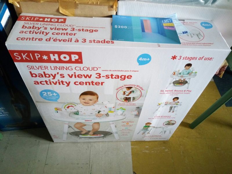 Skip Hop Baby's View 3-Stage Activity Center banner