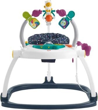 Fisher-Price Astro Kitty SpaceSaver Jumperoo Infant Activity Center