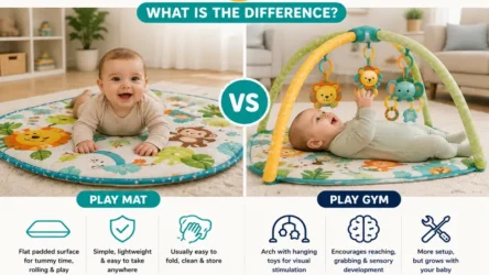 play mat vs play gym what is the difference