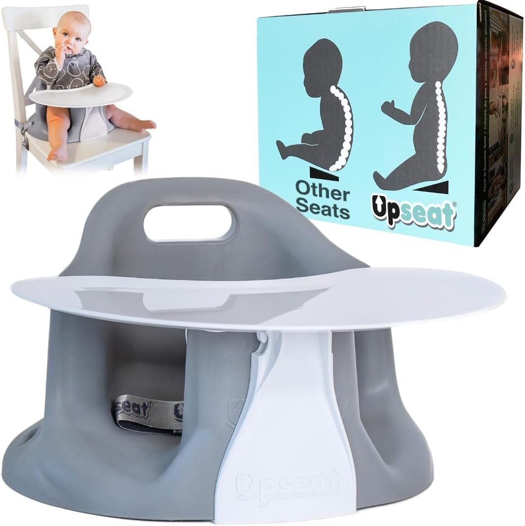 Upseat Baby Floor Booster Seat with Tray